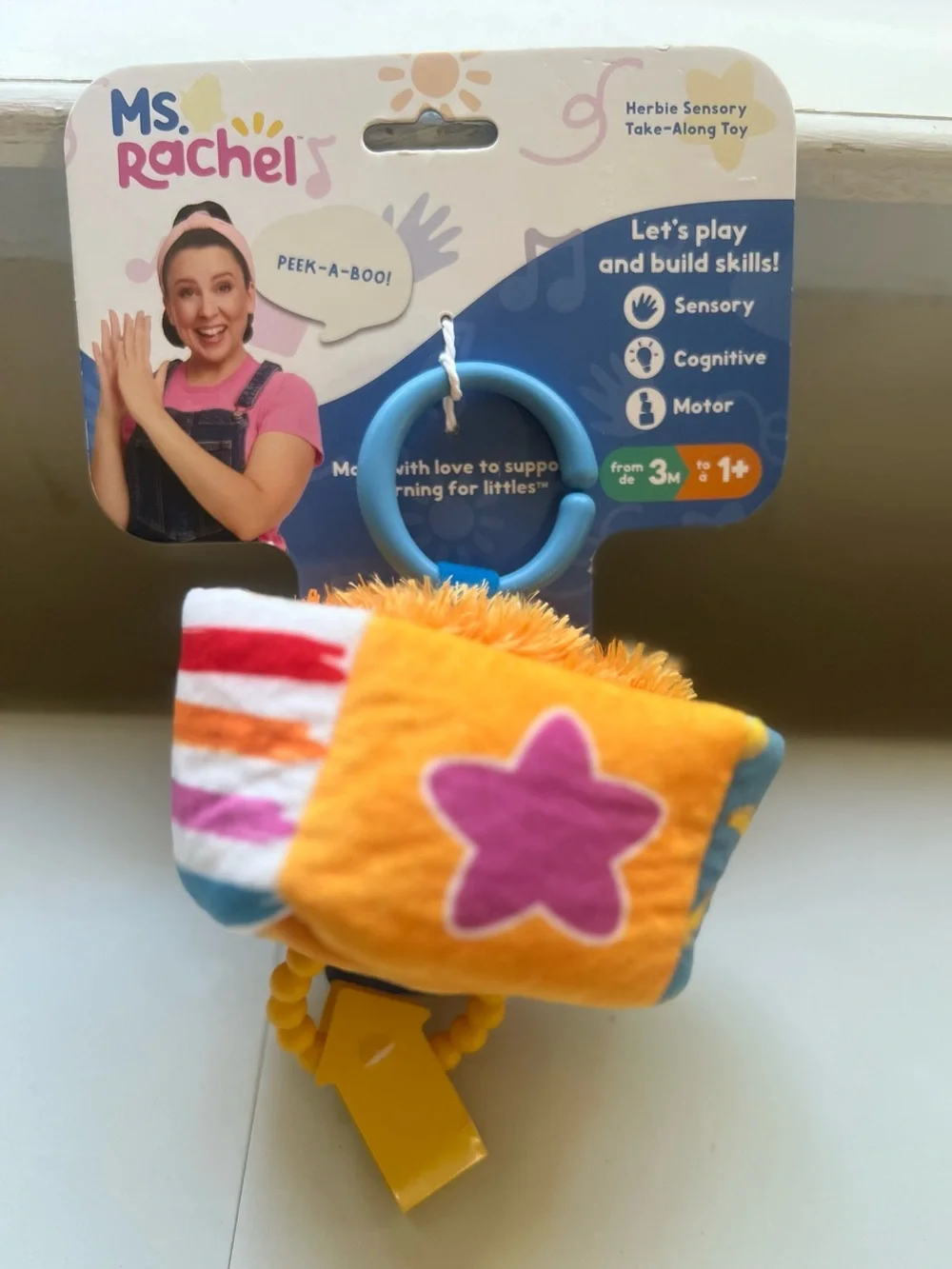 Ms. Rachel Sensory Take-Along Toy - Herbie